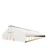 Pro Series 30' x 60' Light Deprivation Two Layer Cover Greenhouse Grow Tent, 6-mil Blackout Tarp and Clear Film, Cold Frame, Hand Crank Roll-Up Sides