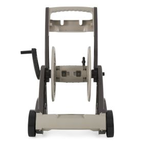 75' Resin Garden Reel Wheeled Cart for 5/8" Vinyl Hose
