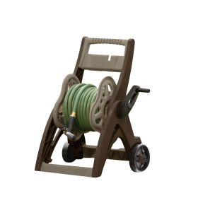 175 ft. Hosemobile Hose Reel Cart, Gray and Taupe