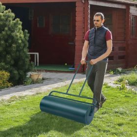 36 x 12 Inch Tow Lawn Roller Water Filled Metal Push Roller
