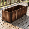 48x20x18 Inch Wooden Raised Garden Bed Planter Box Lightweight Build with Drainage Gaps for Gardening And Planting