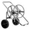 Water Hose Reel Cart, 200/300 ft High-Pressure Garden Hose Cart, Hoses Reel Carts with Two Wheels, Handle & Heavy-Duty Mesh Storage Basket