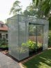 Garden Plant Netting Crop Cage for Garden Raised Bed 6.5 x 3.3 x 6 Ft Plant Cover Cage Protectors for Outdoor Plants with Frame and Zippered Door