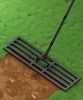 40x10 inch Lawn Leveling Rake, Upgraded Lawn Leveler Tool Heavy Duty Reinforced Connection, Garden Rake with Adjustable Long Handle