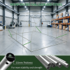 Large 20' X 10' X 7' Walk-In Tunnel Greenhouse Kit with Zippered Door And 8 Mesh Windows Galvanized Steel Frame White for Garden