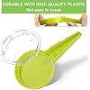 Sowing Seed Dispenser Hand Tool, 6 Pack Handheld Garden Seeder Sower Planter with 5 Dial Settings, Ideal for Small Seeds of Flowers, Vegetables