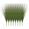 Artificial Grass Plant, 27 inch Faux Onion Grass Fake Greenery Shrubs Plant, Premium PVC for Indoor Outdoor House Home Garden Office Room Décor