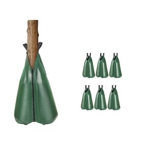 Tree Watering Bag, 8 Packs 20 Gallons Watering Bags for New Trees, 5-9 Hours Slow Release Refillable Tree Drip Irrigation Bags with Zipper