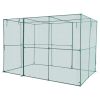 Crop Cage, 9.5 x 6.36 x 6.36 ft Plant Protection Tent with Zippered Door, Wind-Resistant Tall Crop Cage, Easy to Install, Outdoor Raised Bed Cover
