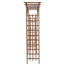 [Same Code: 43529880]Beautiful And Practical Garden Arch Dark Brown