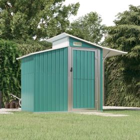 Garden Shed Green Galvanized steel 106.3 x 51.2 x 82.2 in Durable