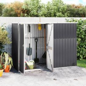 Tool Shed Anthracite Galvanized steel, metal Large Durable