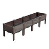 63.0in Deep Raised Garden Bed – Durable Planter Box with Legs for Vegetables, Herbs, and Flowers, Outdoor Garden Container