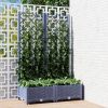 Garden Planter Blue Grey Polypropylene Large Planters