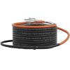 Self-Regulating Pipe Heating Cable, 120-feet 5W/ft Heat Tape for Pipes Freeze Protection, Protects PVC Hose, Metal and Plastic Pipe from Freezing