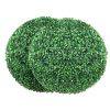 Artificial Topiaries Boxwood Trees, 20' Tall (2 Pieces), Ball-Shape Faux Topiaries Plant, All-year Green Feaux Plant Decorative Balls for Backyard
