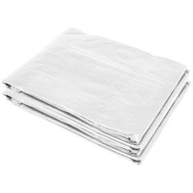 9.8' x 6.6' x 6.6' Plastic Greenhouse Cover Replacement, Heavy Duty Waterproof Tarp for Hoop House, Sheeting with 6 Windows, Door & Reinforcement