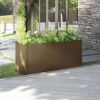 Garden Planter Honey Brown 59.1"x19.7"x27.6" Solid Wood Pine