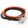 Self-Regulating Pipe Heating Cable, 3FT 5W/FT Heat Tape for Pipes Freeze Protection, Water Pipe Heat Cable with Built-in Thermostat Protects PVC Hose