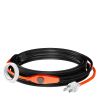 Pipe Heating Cable, 18FT 7W/FT Heat Tape for Pipes with Built-in Thermostat, Water Pipe Heat Cable Protects PVC Hose