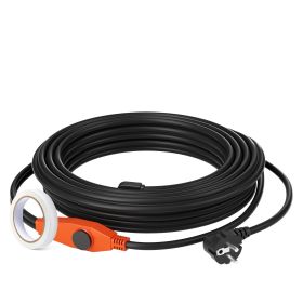 Pipe Heating Cable, 60FT 7W/FT Heat Tape for Pipes with Built-in Thermostat, Water Pipe Heat Cable Protects PVC Hose