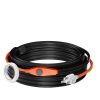 Pipe Heating Cable, 80FT 7W/FT Heat Tape for Pipes with Built-in Thermostat, Water Pipe Heat Cable Protects PVC Hose