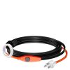 Pipe Heating Cable, 12FT 7W/FT Heat Tape for Pipes with Built-in Thermostat, Water Pipe Heat Cable Protects PVC Hose
