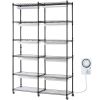 Plant Stand with Grow Light, 6-Tier Large Tall Plant Shelf with 3000K 200W Full Spectrum Grow Light