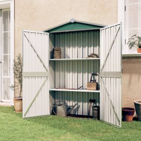 Garden Shed Green Galvanized steel, plastic Standard Garden Shed