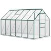 6' x 12' x 6.5' Polycarbonate Greenhouse