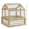 Black Lattice Planter Box: Elevated Garden Bed for Climbing Plants, Ideal for Outdoor Spaces|