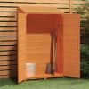 Garden Shed Brown Solid fir wood 40.2 x 20.5 x 68.7 in