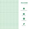 4' x 2' x 2' Portable Mini Greenhouse, Small Green House with PE Cover, Roll-up Zippered Windows for Indoor, Outdoor Garden, Green