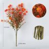 Artificial Outdoor Flowers UV Resistant Fake Plastic Plants No Fade Faux Fall Flowers for Hanging Planter Garden Porch Patio Window Box Wedding Thanks
