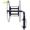 Swivel Hose Reel Wall Mount - 180 Degree Pivot Hose Hanger - Great for Garden Storage - Hose Holder Wall Mount for Garden Hose - Heavy Duty Steel Hose