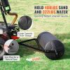 Tow Behind Lawn Roller, 400lbs Sand/Water Filled Yard Roller, LLDPE Drum and Steel Frame Sod Roller with Easy-turn Plug