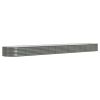 Garden Raised Bed Grey Powder-coated steel Large