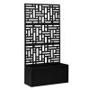 [Same Code: 96402386]Metal Garden Bed with Trellis, 70 Inch Height Metal Planter Box with Trellis, Garden Box for Climbing Plants Vegetable