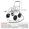 Hose Reel Cart, Hold Up to 300 ft of 5/8'' Hose, Garden Water Hose Carts Mobile Tools with 4 Wheels
