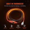 Pipe Heating Cable, 18FT 7W/FT Heat Tape for Pipes with Built-in Thermostat, Water Pipe Heat Cable Protects PVC Hose