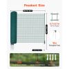 Temporary Fence with Posts, 3.9 x 98.4 FT Plastic Mesh Fencing, Garden Safety Fences Netting with Double-Spike Stakes & Guy Ropes