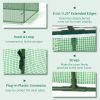Mini Greenhouse Portable Hot House for Plants with Large Zipper Windows for Outdoor, Indoor, Garden, Green