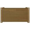 Garden Planter Honey brown Solid pinewood 23.6 in Durable