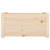Garden Planter Natural Wood Solid pinewood Medium