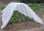 12PC 0.31inch x 5ft Small greenhouse plastic elbows, 23.6inch x 25.6inch garden arch support accessories, greenhouse arch pole connecting pipes