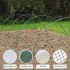 6PC 7ft*0.43inch Small greenhouse plastic elbows, garden arch support accessories, greenhouse arch pole connecting pipes, support fixtures