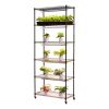 Plant Shelf with Grow Light, 6-Tier Indoor Plant Stand, 71in Tall Plants Display Rack with Wheels & 4/9/14H Timer