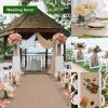 54inch*60ft Natural jute cloth, an eco-friendly plant cover, perfectly protects the soil and promotes plant growth