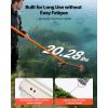Lake Weed Roller, 18 ft Lake & Pond Weed Removal Tool, Muck Razer Aquatic & Sludge Tiller, Rid Roots and Muck Buildup