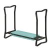 Outsunny Padded Garden Kneeler and Seat Bench, Padded Foldable Garden Stool, Green